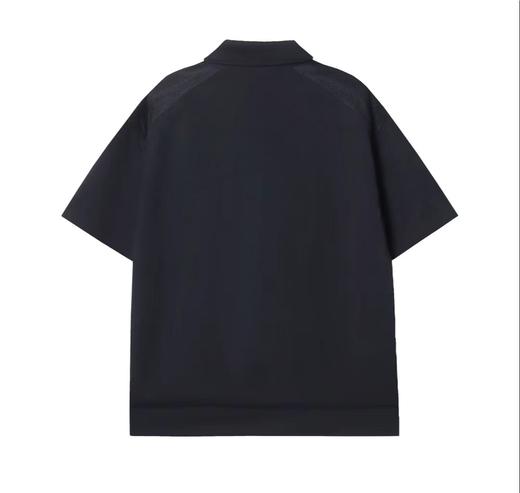 T760夏季时尚拼接潮流polo衫时尚新款纯色男士短袖休闲百搭简约上衣 商品图1