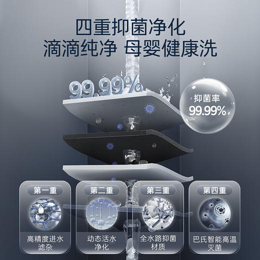 卡萨帝（Casarte）80升银河家用储水式电热水器原创水晶胆卫生间富锶汤泉变频速热一级能效 CES80H-PROS3CEK02U1 商品图4