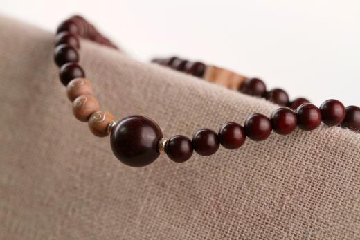 XYZT0064°印度小叶紫檀手串·0.6*108 商品图3