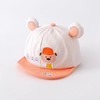 【小熊字母鸭舌帽】宝宝帽子春秋季男童可爱超萌鸭舌帽夏婴儿百搭女童棉质软檐棒球帽 商品缩略图3