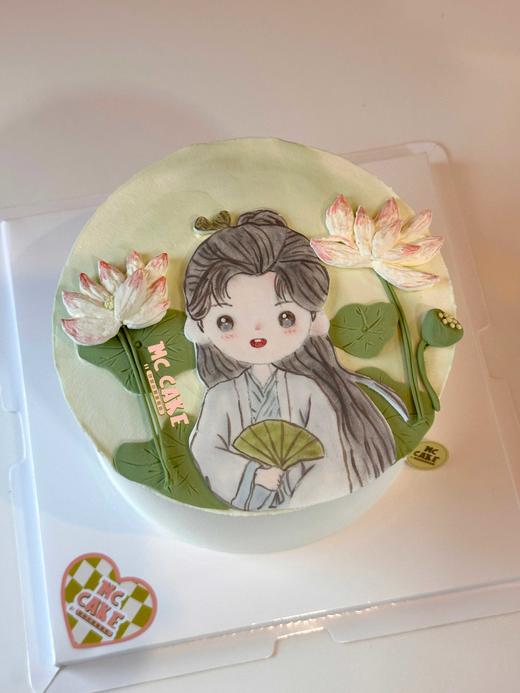 李莲花人物翻糖手绘蛋糕 商品图1