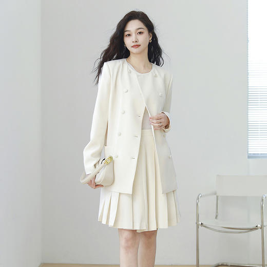 火桐hooton 重磅醋酸百褶半裙YT1091 商品图3