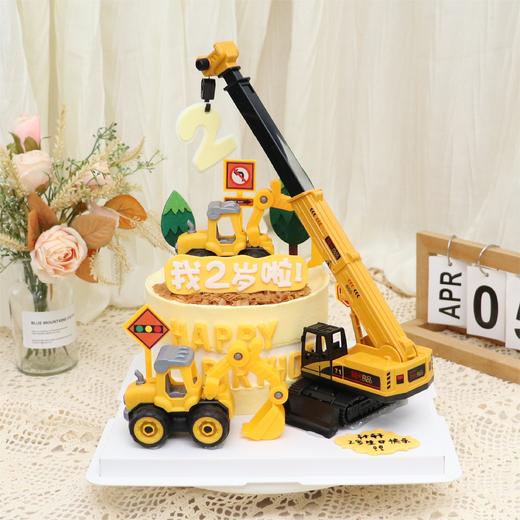 挖掘机+吊机主题蛋糕 商品图3