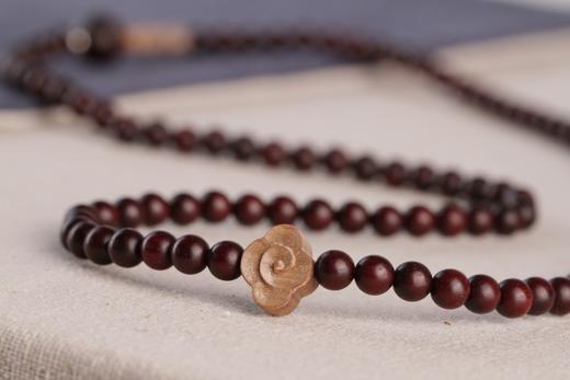 XYZT0064°印度小叶紫檀手串·0.6*108 商品图1