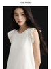 ForPoem 现货 24/SS原创设计百搭显瘦小飞袖针织拼接连衣裙 商品缩略图3
