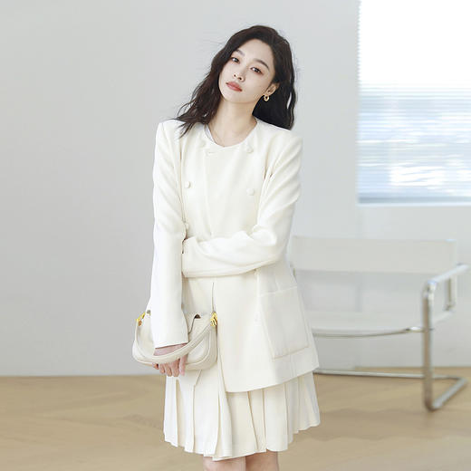 火桐hooton 重磅醋酸百褶半裙YT1091 商品图5