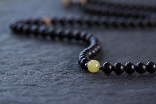 XYZT0066°小叶紫檀带金星佛珠男女手串 商品图5