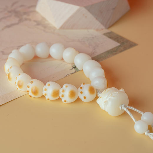 【宫里手串】抱富喵  菩提猫爪手串  商品图1