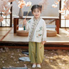 【竹林清风兄妹套装】汉服男童春秋款洋气儒雅国学服套装古风宝宝春季唐装演出服两件套 商品缩略图2