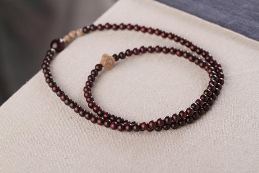 XYZT0064°印度小叶紫檀手串·0.6*108 商品图5