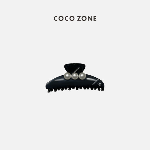 COCO ZONE高级感珠子设计细夹抓夹盘发马尾夹CC2A0225 商品图0