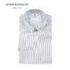 占姆士夏季棉质条纹衬衫男士短袖商务休闲半袖 商品缩略图4