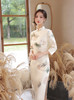 中式国风淡雅，七分袖气质年轻款改良旗袍CC8541 商品缩略图2