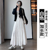 仙女风白色半身裙  高腰显瘦 a字长裙 蓬蓬蛋糕裙 商品缩略图6