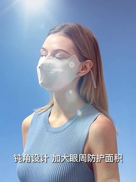 【新品上市】女士防晒口罩夏季冰丝防晒面罩全脸女可水洗遮阳护眼角脸罩防紫外线口罩 商品图1