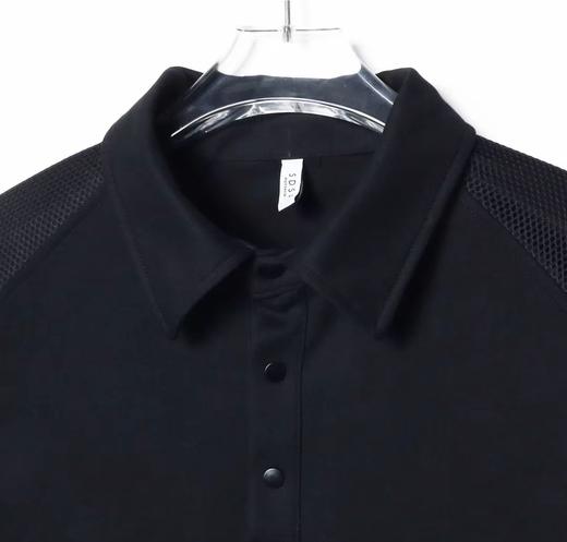 T760夏季时尚拼接潮流polo衫时尚新款纯色男士短袖休闲百搭简约上衣 商品图2