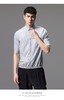 PINLI品立2024夏季新款男士尖领休闲条纹中袖衬衫上衣B242113065 商品缩略图6