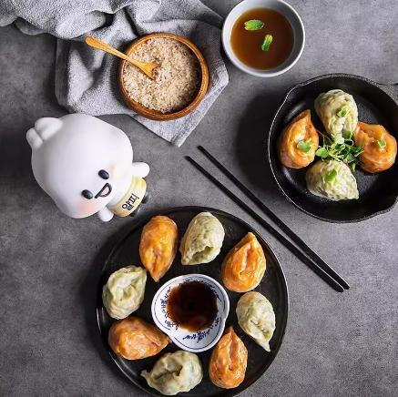 圃美多脆脆泡菜薄皮饺子320g 商品图3