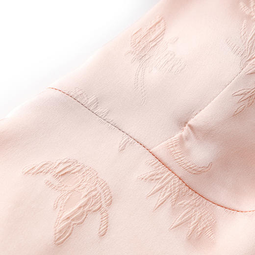 气质轻奢，浮雕泡泡缎拼针织打底吊带WLZD-2413101 商品图2