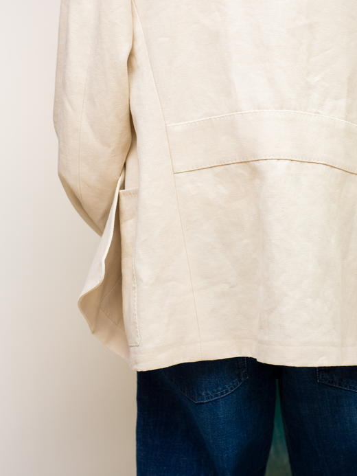 ORBIUM 米色亚麻夹克 商品图3