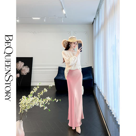 【大货，不退不换】  【宝月檀香】轻奢时髦气质复古舒适百搭圆领长袖上衣 商品图2