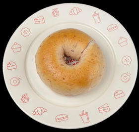 玫瑰乳酪贝果（10点左右陆续出）