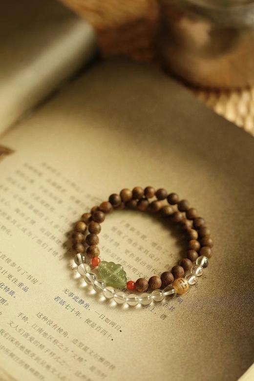 绿棋楠【雨洛】手串 0.6*38 商品图0