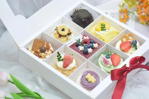 【九宫格甜品盒】糯米卷、大幅、泡芙、慕斯杯、班戟、纸杯蛋糕…用下午茶，收集时光的美好~ 商品图0