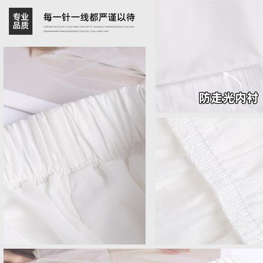 仙女风白色半身裙  高腰显瘦 a字长裙 蓬蓬蛋糕裙 商品图3