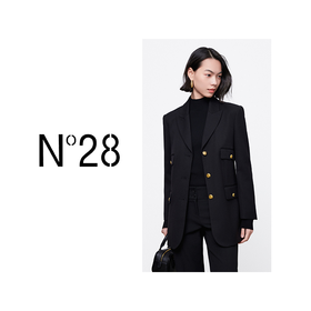 【破价】N°28 秋冬款经典时尚宽肩收腰西装外套8332X112