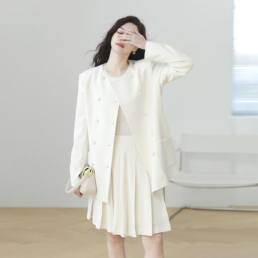 火桐hooton 重磅醋酸百褶半裙YT1091 商品图4