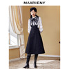 MAXRIENY复古A字公主裙秋季华夫格伞摆背带短裙(货号:MC87SK533) 商品缩略图1