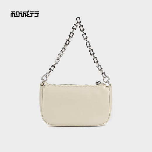 和诚行 2024新款时尚链条真皮单肩斜挎包女通勤百搭腋下包4420100 商品图4