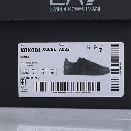 Armani EA7 阿玛尼 男女通款真皮运动休闲鞋/小白鞋 11948 商品图7