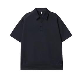 T760夏季时尚拼接潮流polo衫时尚新款纯色男士短袖休闲百搭简约上衣