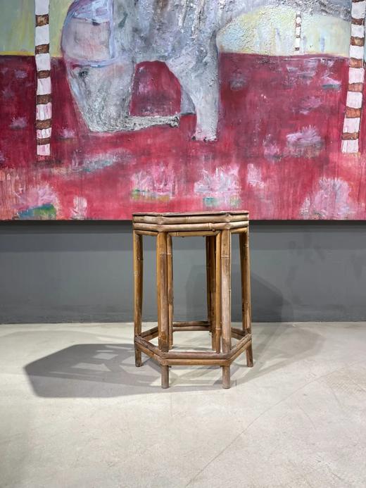 竹制六方高几，顺丰包邮 商品图1