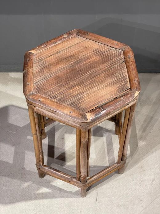 竹制六方高几，顺丰包邮 商品图2