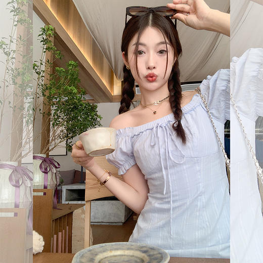 【169元任选2件】最后一波现货！【纯欲因子】浅蓝色连衣裙 商品图2