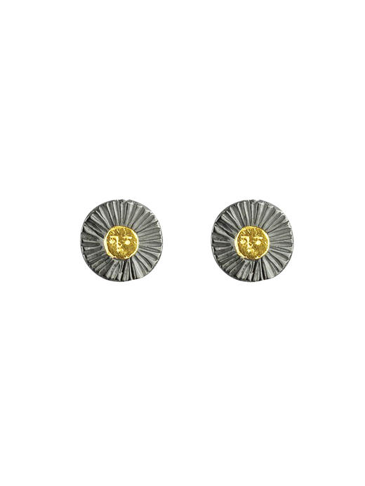 momoko｜12mm Sun Disc Studs  [耳钉 3色可选] 商品图0