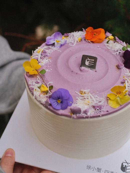 【芋泥咸蛋黄肉松蛋糕】4层胚3层夹心，菠菜胚+手作荔浦芋泥+咸蛋黄肉松，芋见2.0 商品图3