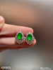 4260603，老坑玻璃帝王绿蛋面耳钉。具体价格微信咨询 商品缩略图1