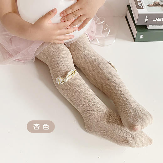【韩系蝴蝶结防蚊连裤袜】儿童打底裤夏季薄款女童网眼袜子连裤袜婴儿宝宝袜裤新生儿打底袜 商品图3
