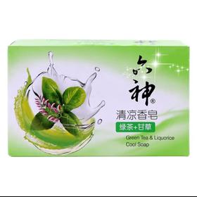 六神清凉香皂绿茶甘草108g