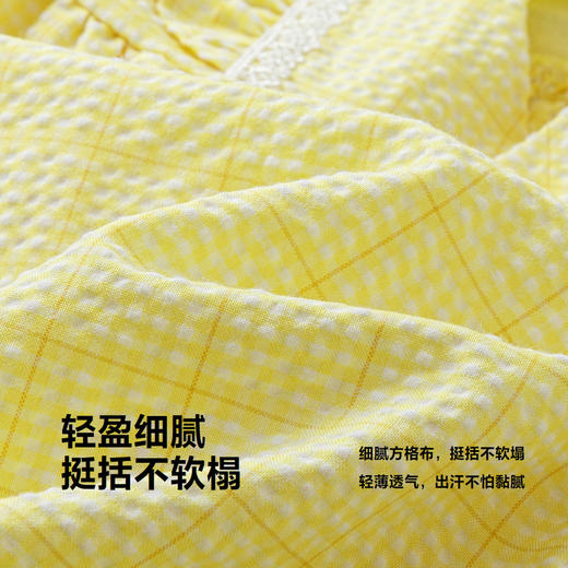 迷你巴拉夏季新款女童轻薄透气三角衣宝宝绣花亲肤连体衣爬服 商品图3