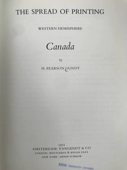 印刷术的传播：加拿大 配多幅插图 精装18开 商品图2