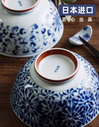 蓝凛堂菊唐草6.5英寸碗（KIKUK56） 商品图4