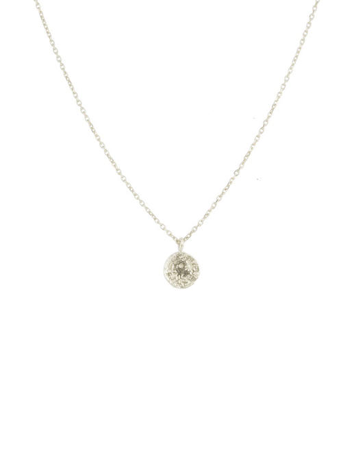 momoko｜6.5mm Mini Full Moon Disc Necklace [项链 2色可选] 商品图1