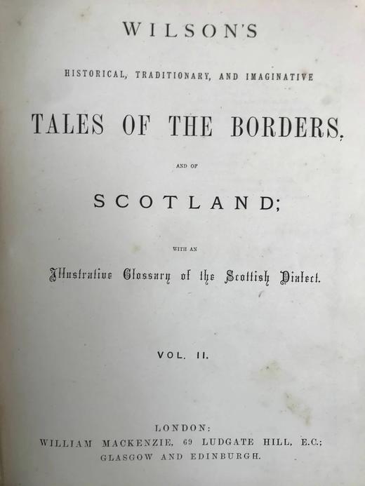 约19世纪后期 威尔逊的边境故事集（卷2） 配多幅精美插图 漆布精装大16开 商品图5