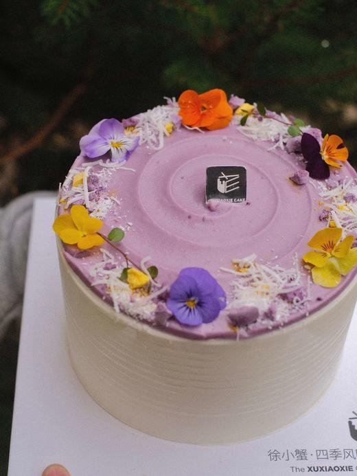 【芋泥咸蛋黄肉松蛋糕】4层胚3层夹心，菠菜胚+手作荔浦芋泥+咸蛋黄肉松，芋见2.0 商品图2