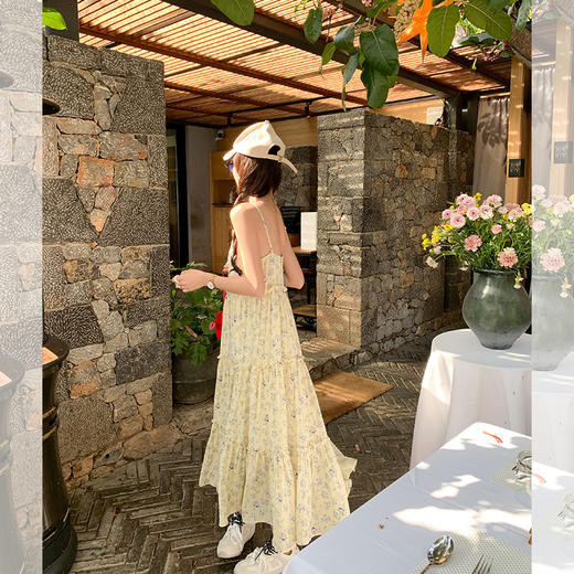 <曾小咸推荐> 黄色碎花裙 日常188.99 立降99 元 今天秒杀价89.99 ！！ 商品图4